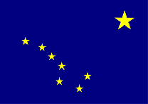 Outdoor -Alaska Flag - Nylon-5x8