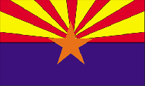 Outdoor -Arizona Flag - Nylon-6x10