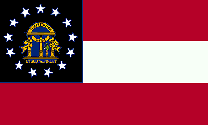 Outdoor -Georgia Flag - Nylon-4x6