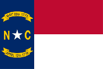 Outdoor -North Carolina Flag - Nylon-6x10