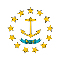 Outdoor -Rhode Island Flag - Nylon-5x8