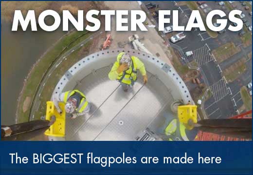 Monster Flags and Flagpoles